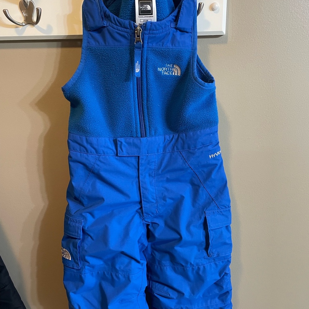 The North Face Kids Bright Blue Overalls
